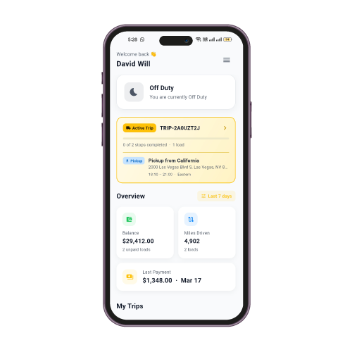 Dispatcher365 driver app